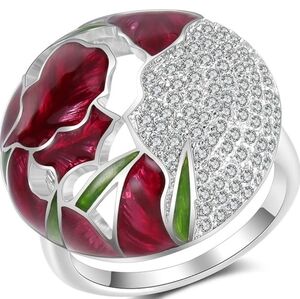 Enamel Statement Ring